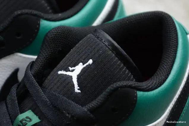 MaikeSneakers 553558-113 White Mystic Low Air 1 Jordan Green Black 0517